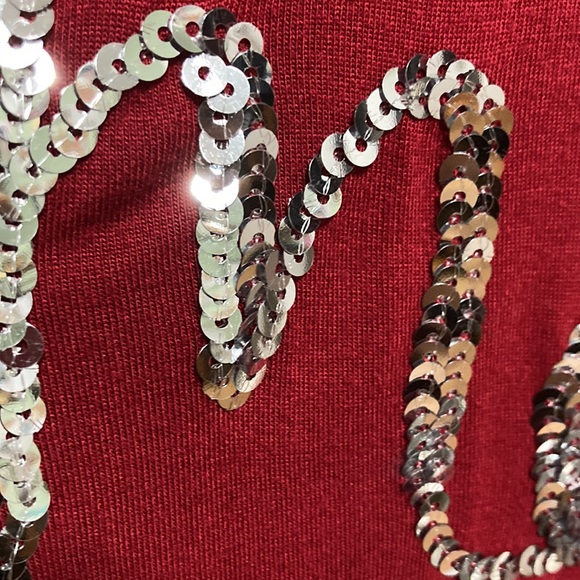 DB Printed V Neck Short Sleeve Sleepshirt Nightshirt Womens Plus Size 2X - Picture 6 of 9